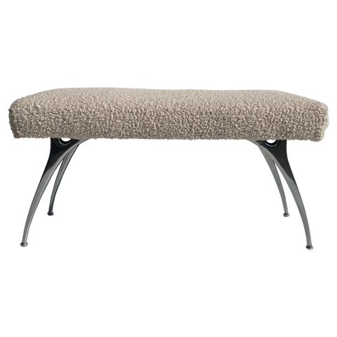 72" Mid Century Modern Upholstered Bench At 1Stdibs for